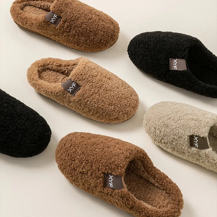 Chaussons Mules Fourrure Homme