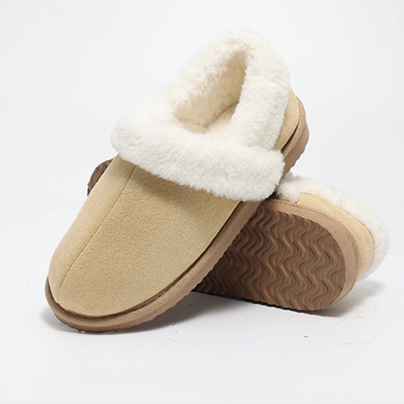 Chaussons Chauds Style Sherpa