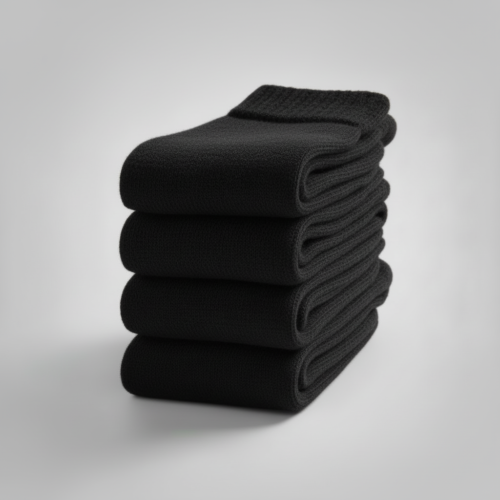 4 Paires de Chaussettes Premium en Laine Merinos