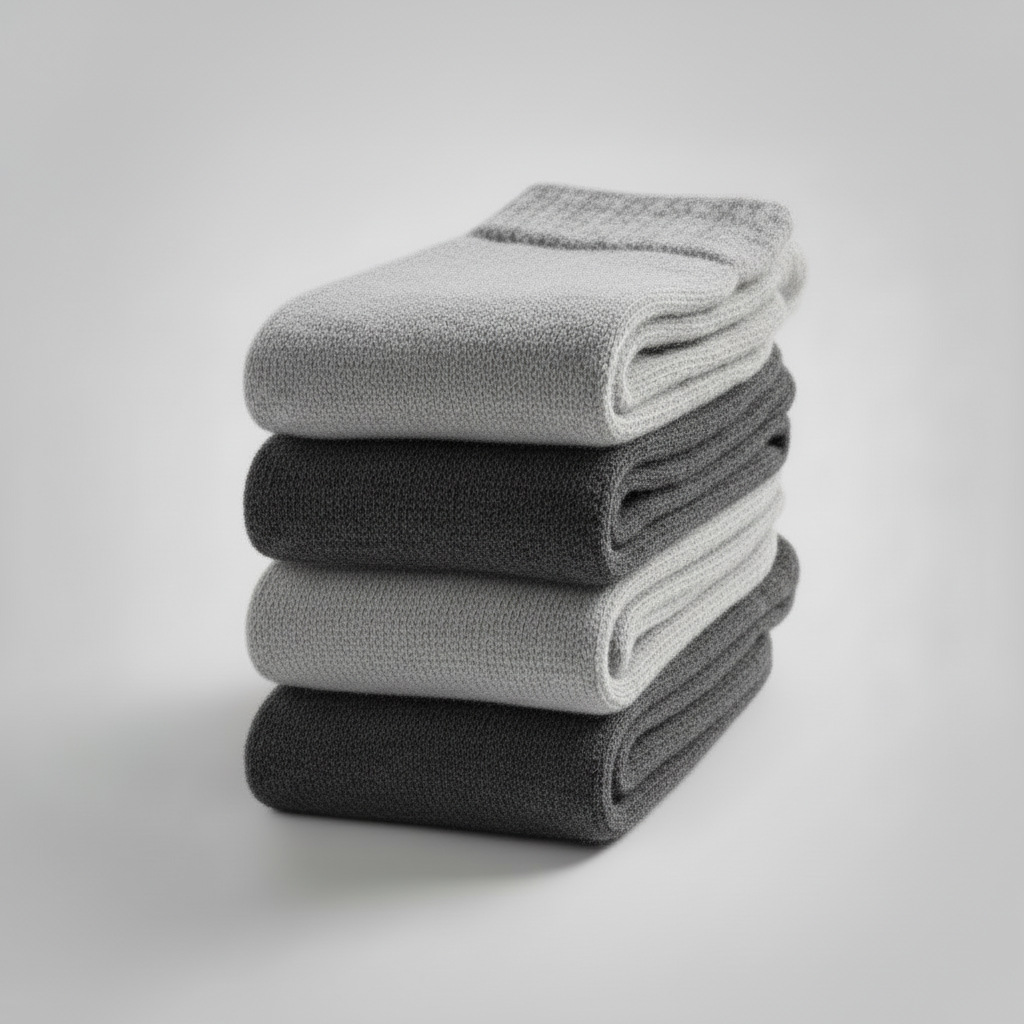 4 Paires de Chaussettes Premium en Laine Merinos