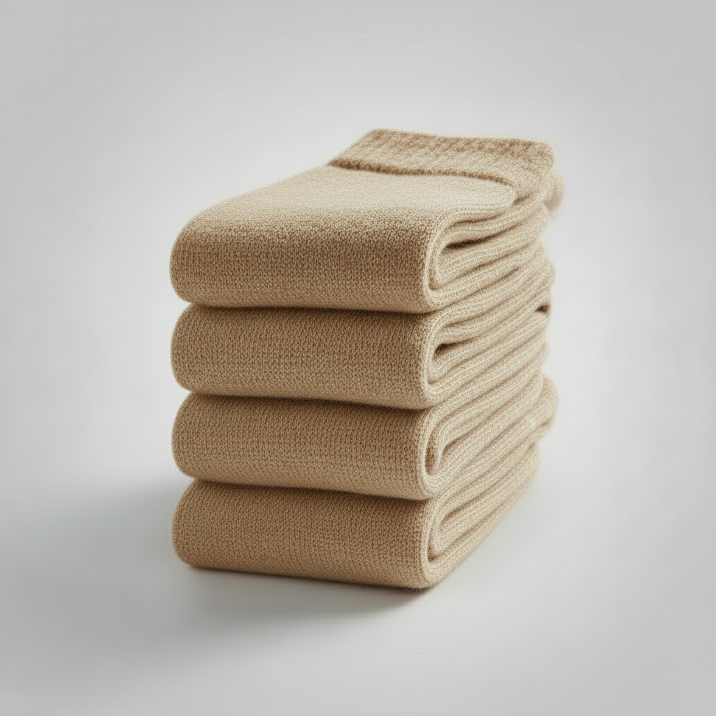 4 Paires de Chaussettes Premium en Laine Merinos