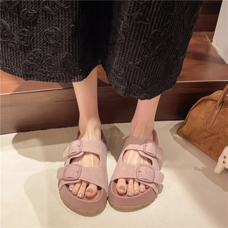Chaussons femme été sandales