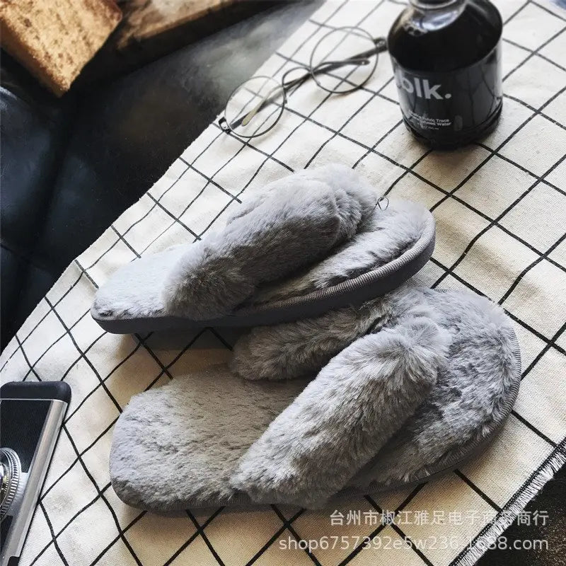 Tongs Fausse Fourrure