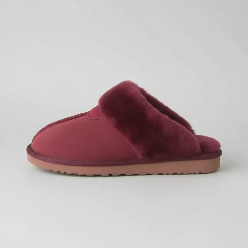 Chaussons Mules pour Homme Mouton Retourné