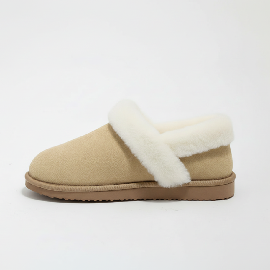 Chaussons Chauds Style Sherpa