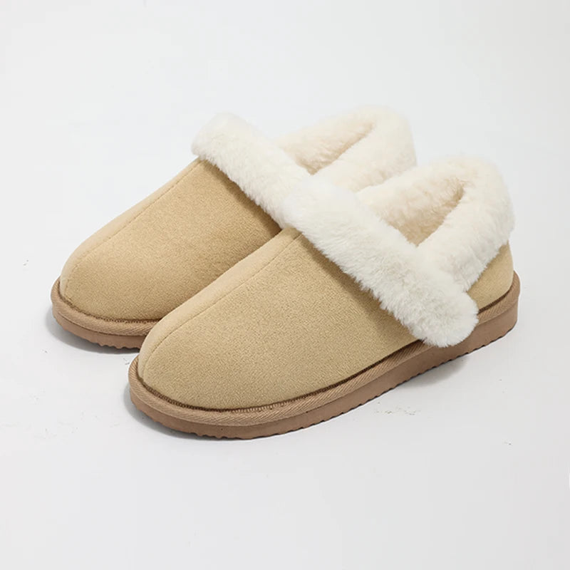 Chaussons Chauds Style Sherpa