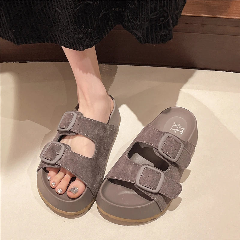 Chaussons femme été sandales