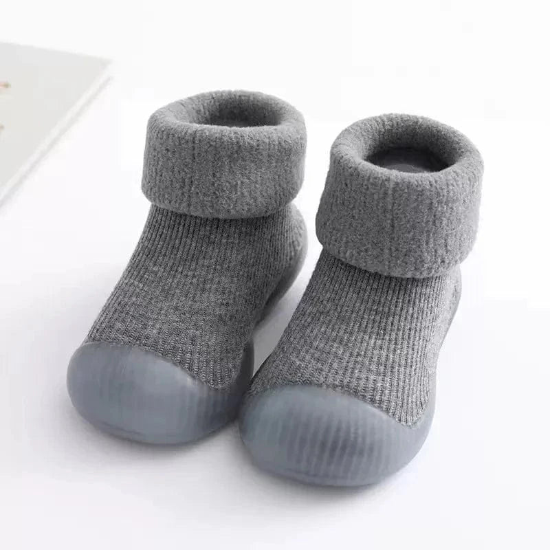 Chaussettes Antidérapantes pour Bébé Gris / 3 - 6 mois
