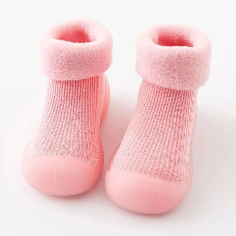 Chaussettes Antidérapantes pour Bébé Rose / 3 - 6 mois