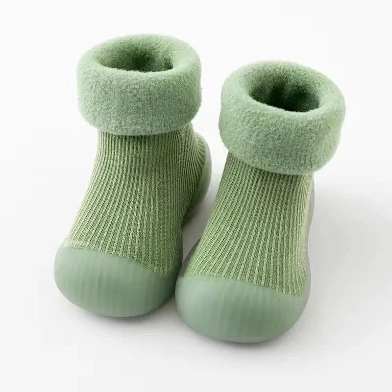 Chaussettes Antidérapantes pour Bébé Vert / 3 - 6 mois