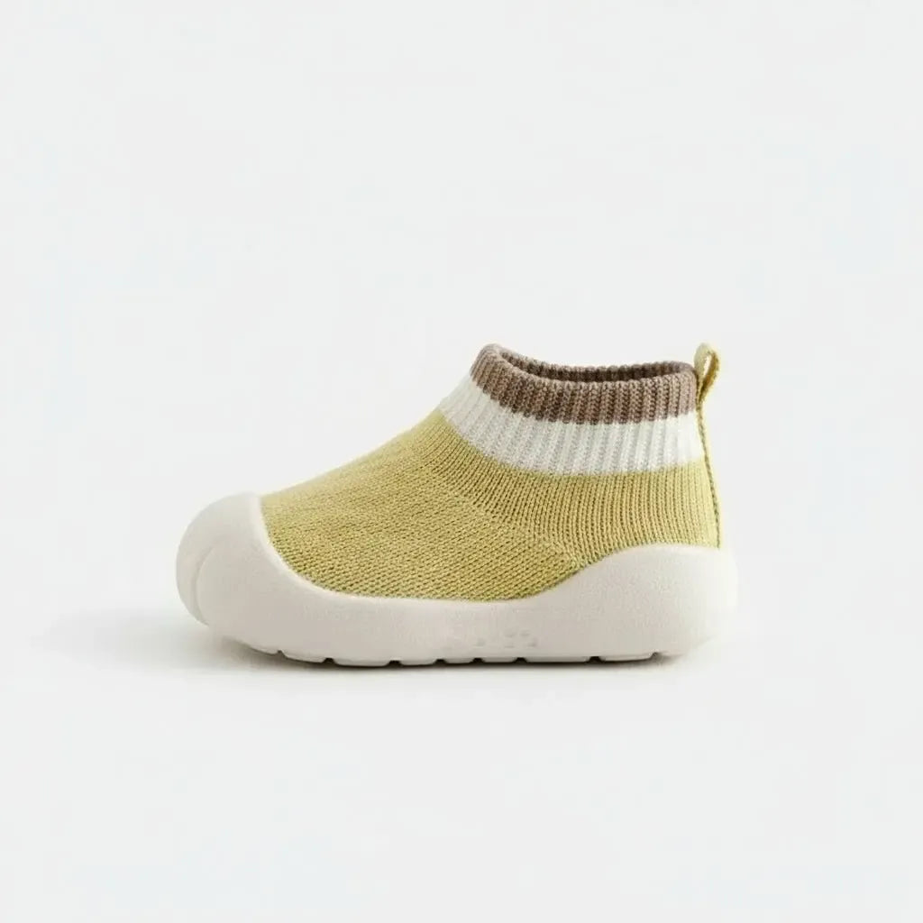Maeau Chaussettes Bébé Antidérapantes 3 Paires - Socquettes Hiver Chaudes Semelles Caoutchouc 0-36 Mois Fille Garçon