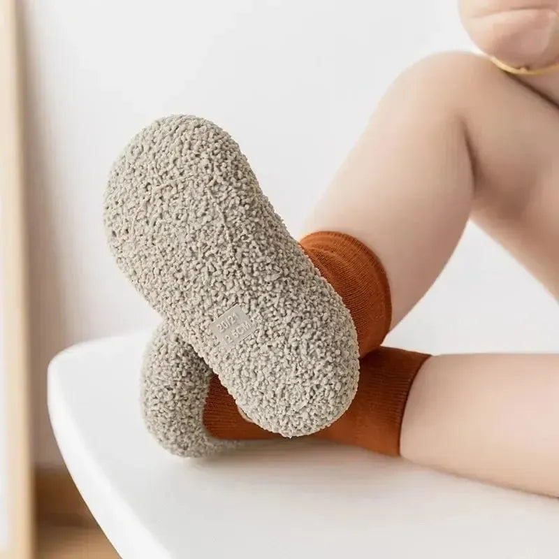 Chaussettes avec Semelle pour Bébé