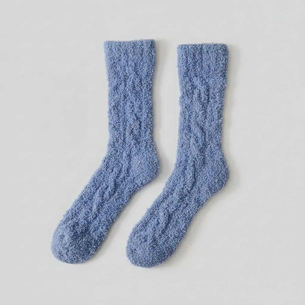 Chaussettes Confort Polaire Bleu / Taille unique