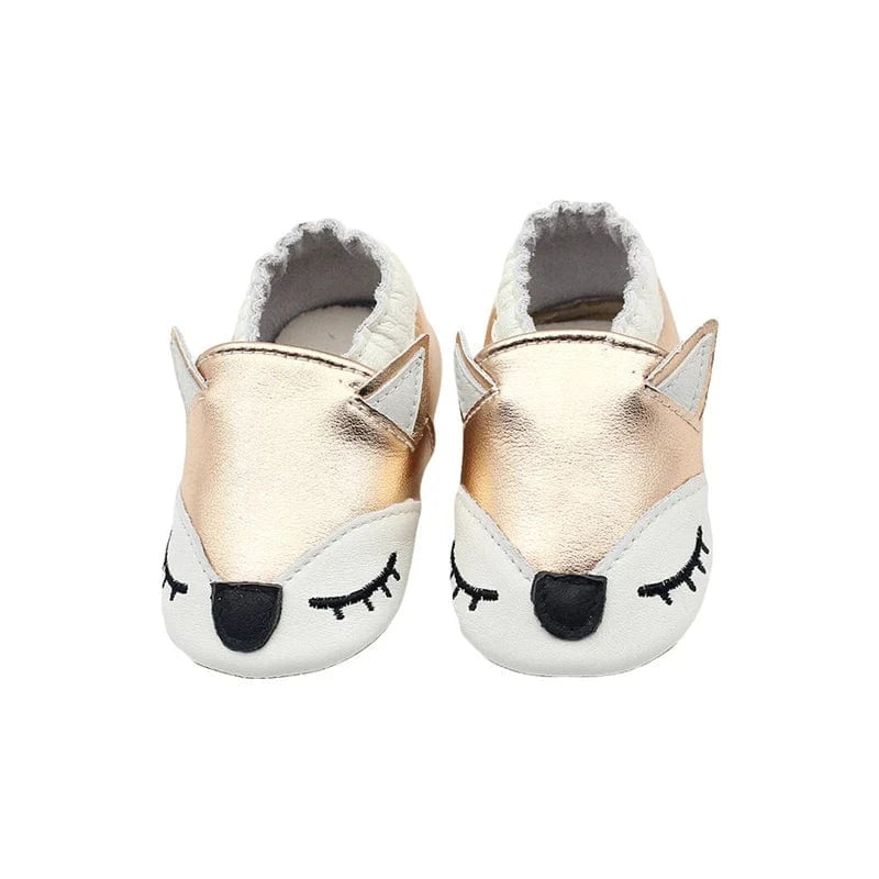 Chausson Cuir Souple Bébé Fille