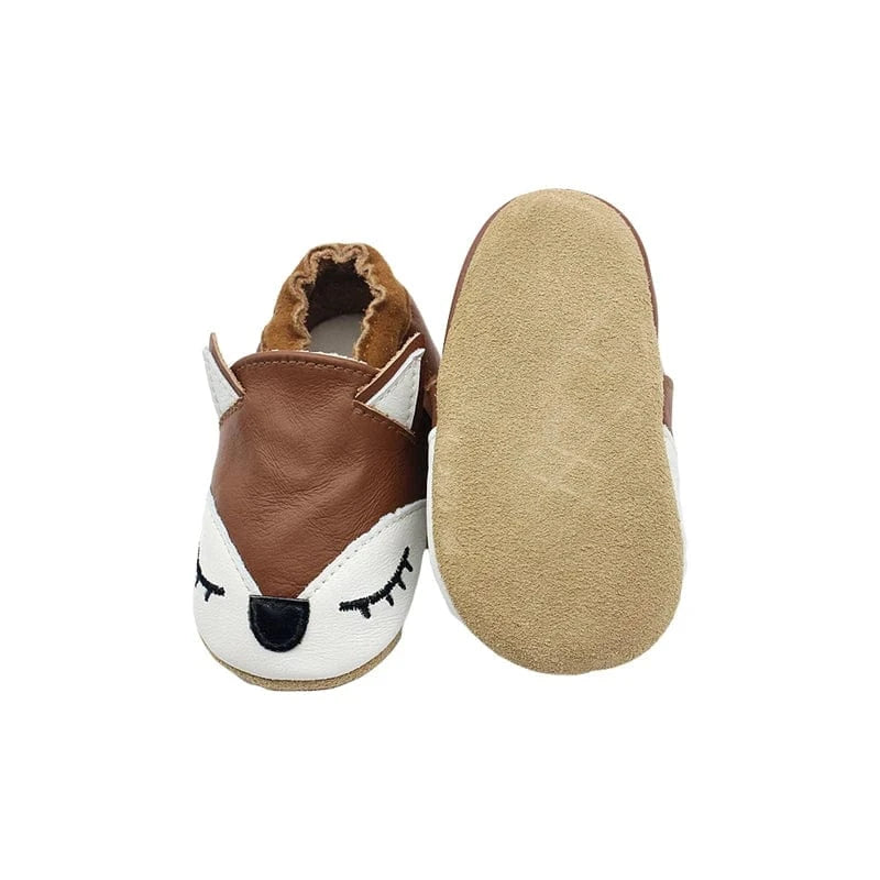 Chausson Cuir Souple Bébé Fille
