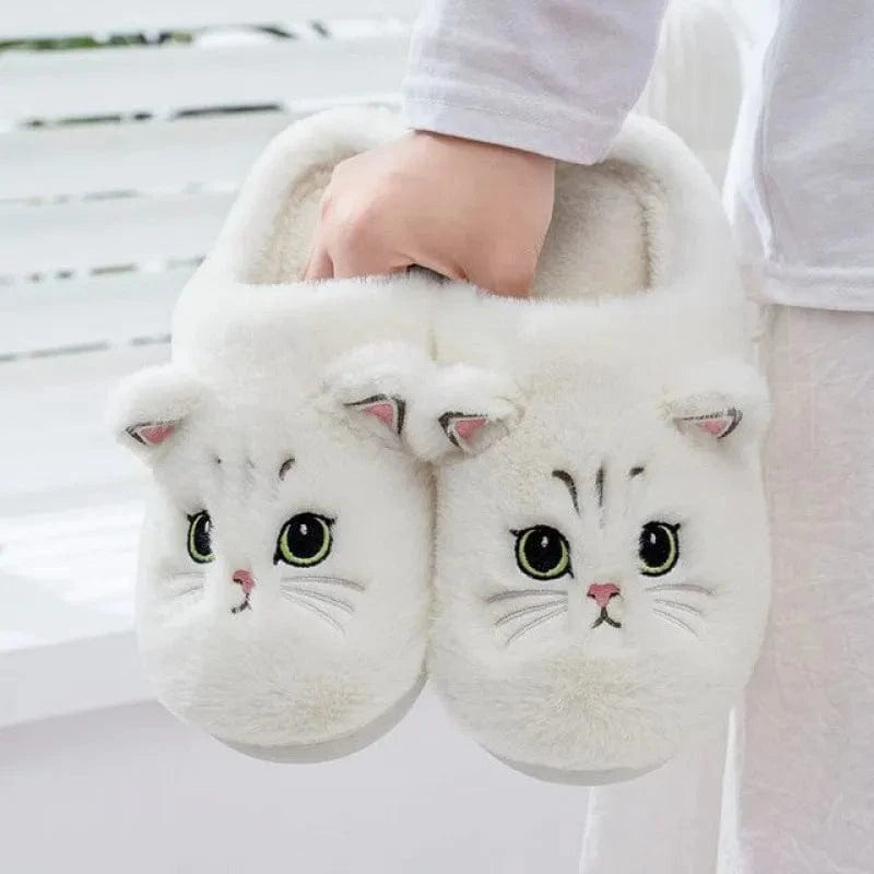 Chaussons Chat d'hiver pour Femme