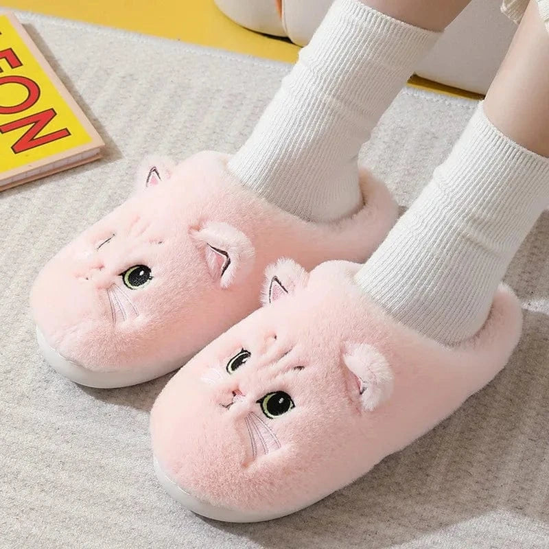 Chaussons Chat d'hiver pour Femme