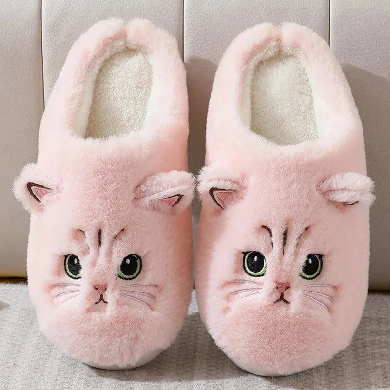 Chaussons Chat d'hiver pour Femme