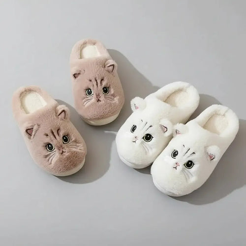 Chaussons Chat d'hiver pour Femme