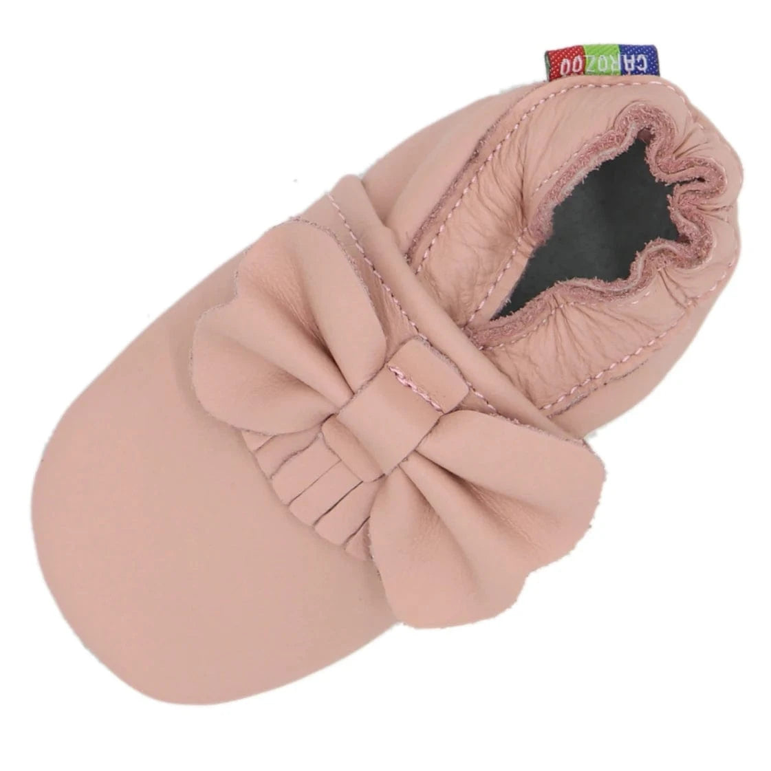 Chausson pour Bébé en Cuir Rose