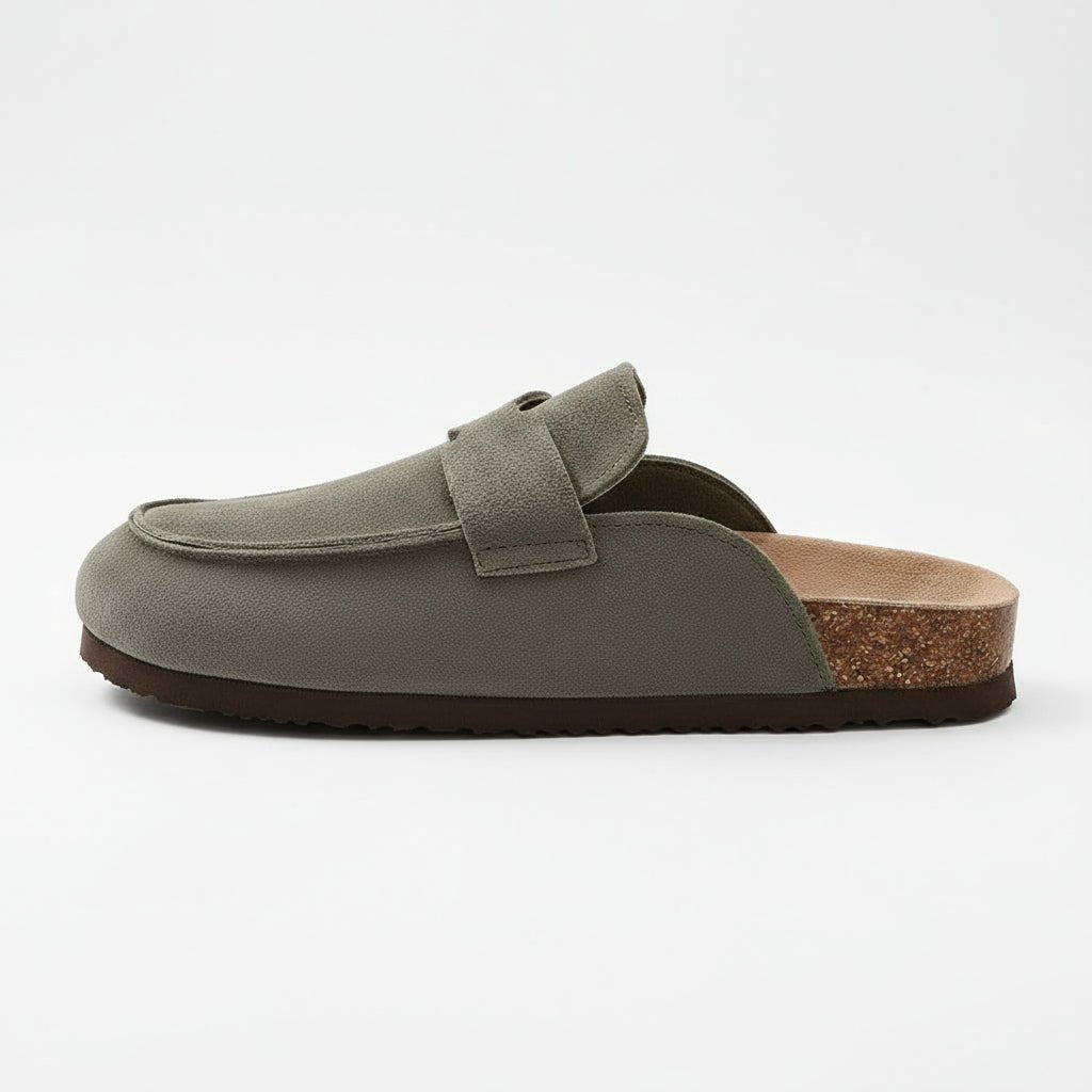 Chaussons Sabots en Cuir pour Femme