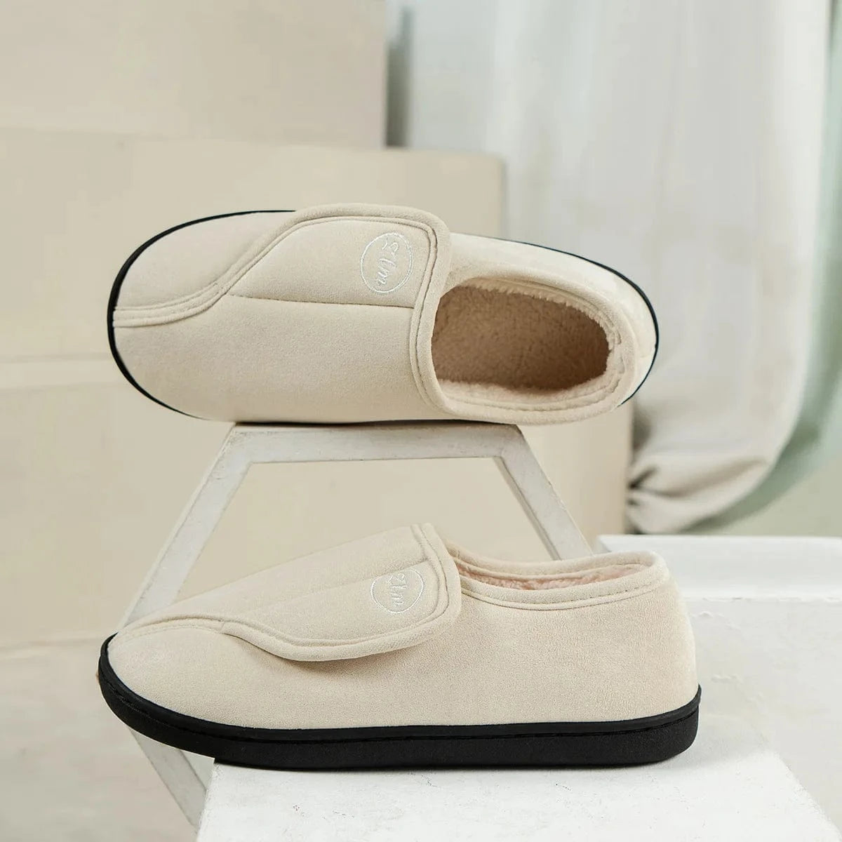 Chaussons à Scratch pour Femme