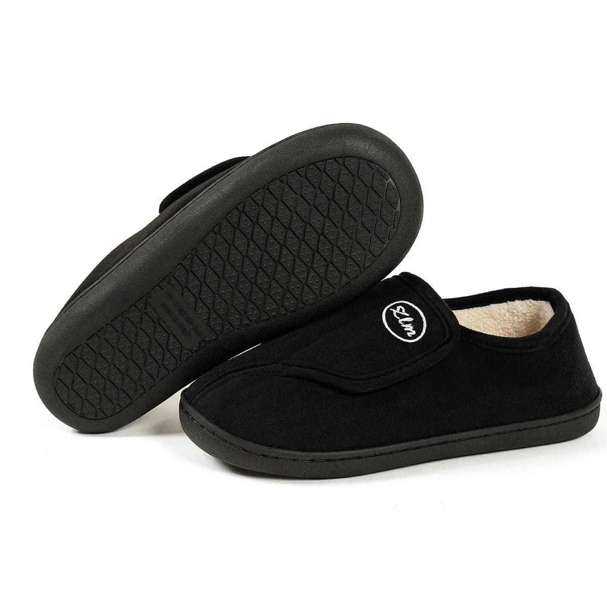 Chaussons à Scratch pour Femme Noir / 41-42