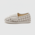 Chaussons à Scratch Vichy pour Femme