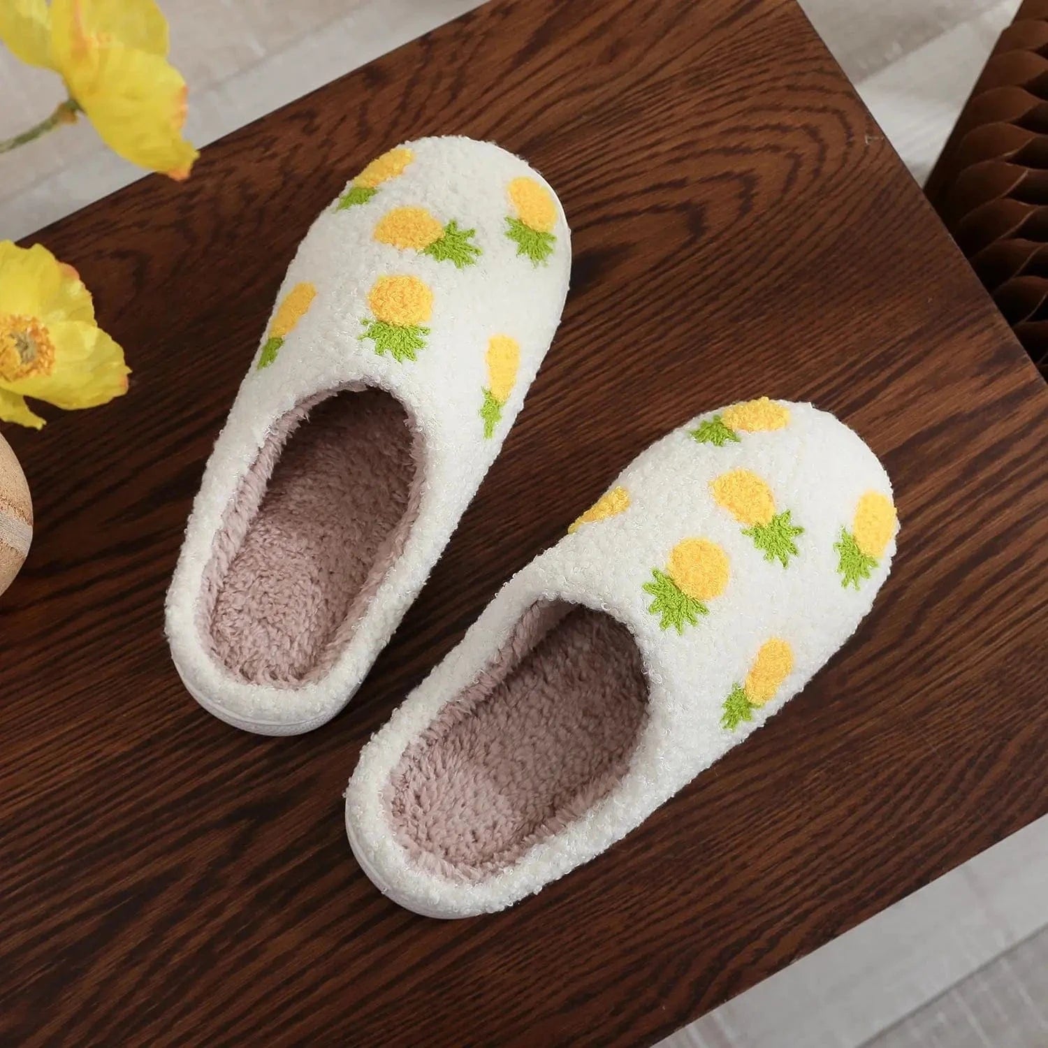 Chaussons Ananas Jaune / 35-36