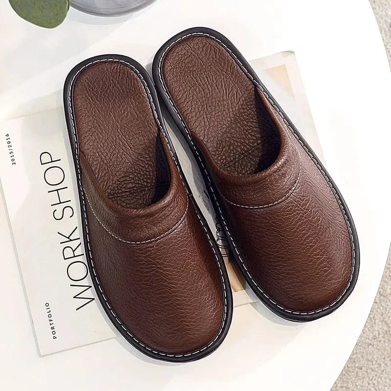 Chaussons Anti-Odeurs pour Homme Marron / 37-38