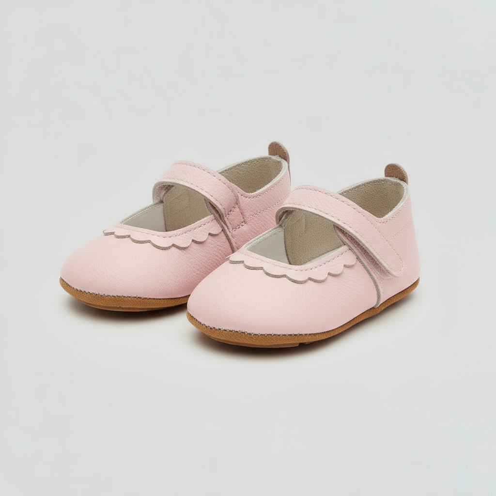 Chaussons Ballerines pour Bébé Rose / 0-6 mois