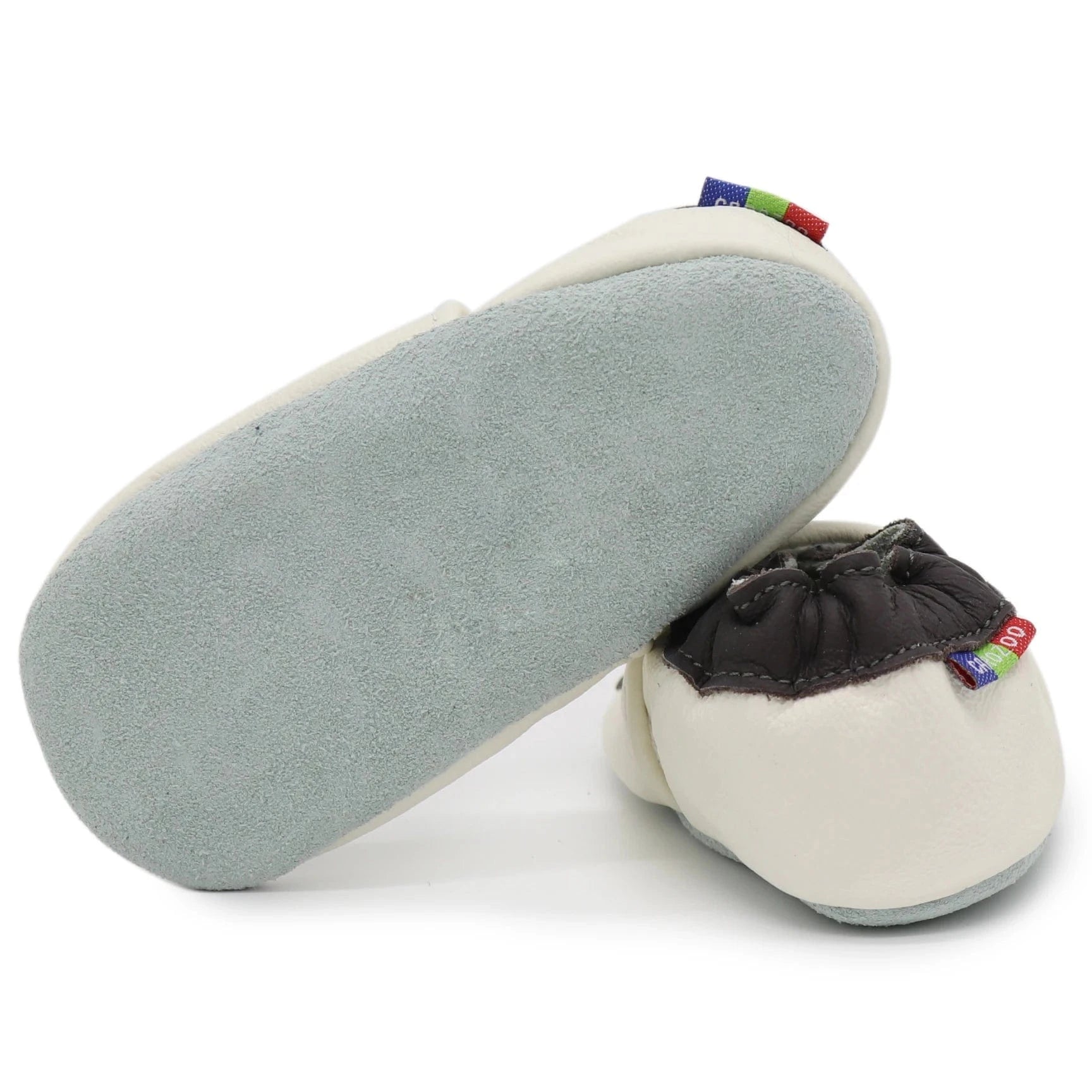 Chaussons pour Bébé en Cuir Souple Antidérapants - Marley