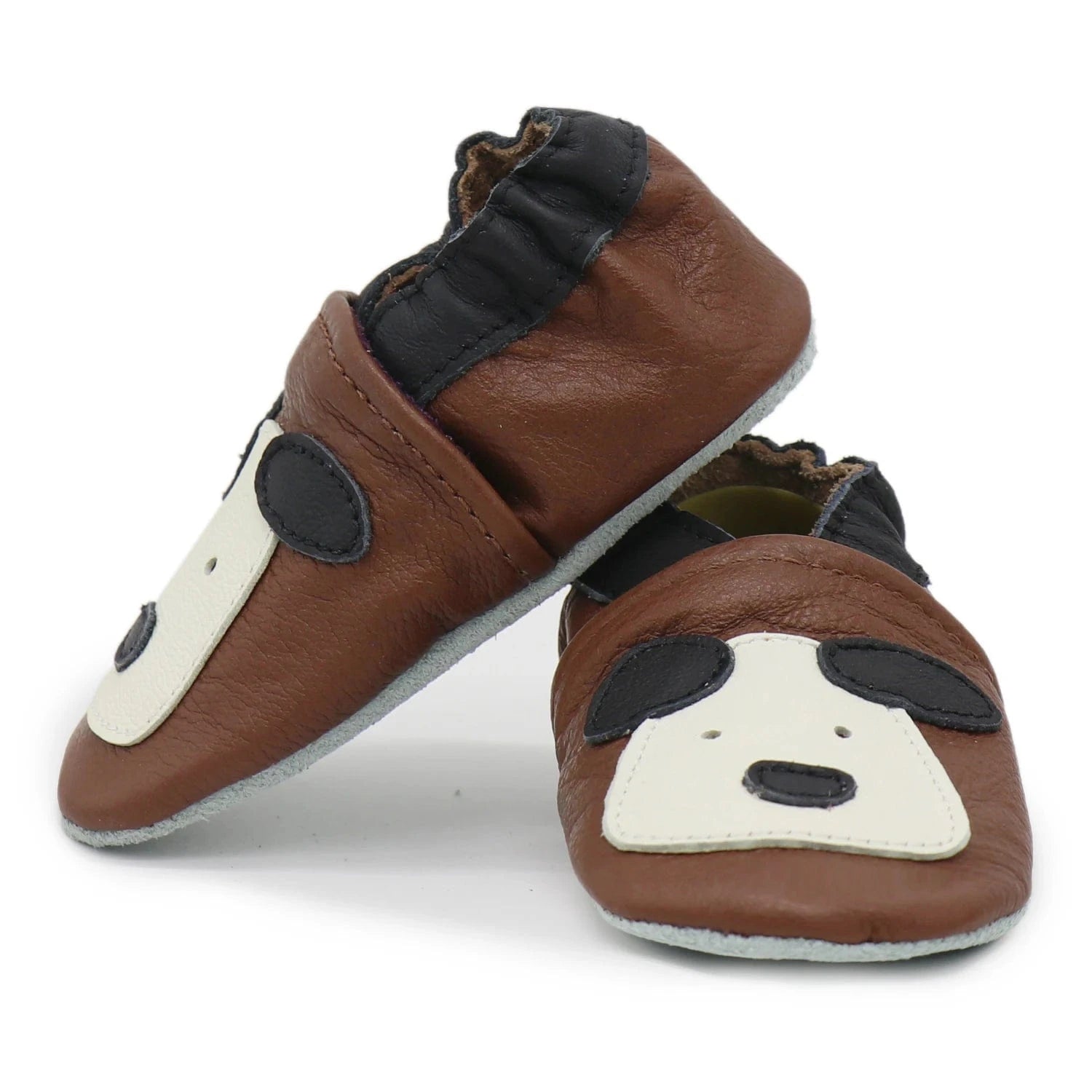 Chaussons pour Bébé en Cuir Souple Antidérapants - Marley