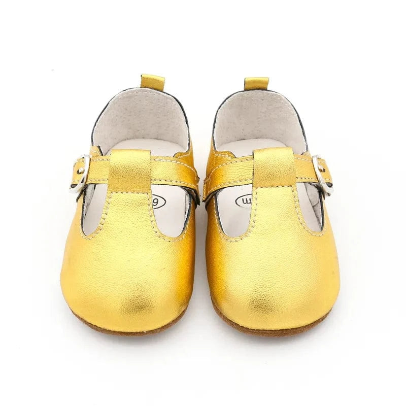 Chaussons Bébé Dorés Doré / 0-6 mois