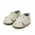 Chaussons Bébé en Cuir Antidérapants Mouton
