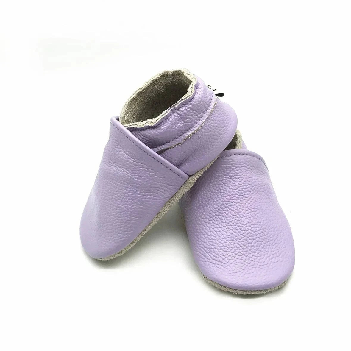 Chaussons Bébé en Cuir Souple Lila / 0-6 mois ( 17-18 )