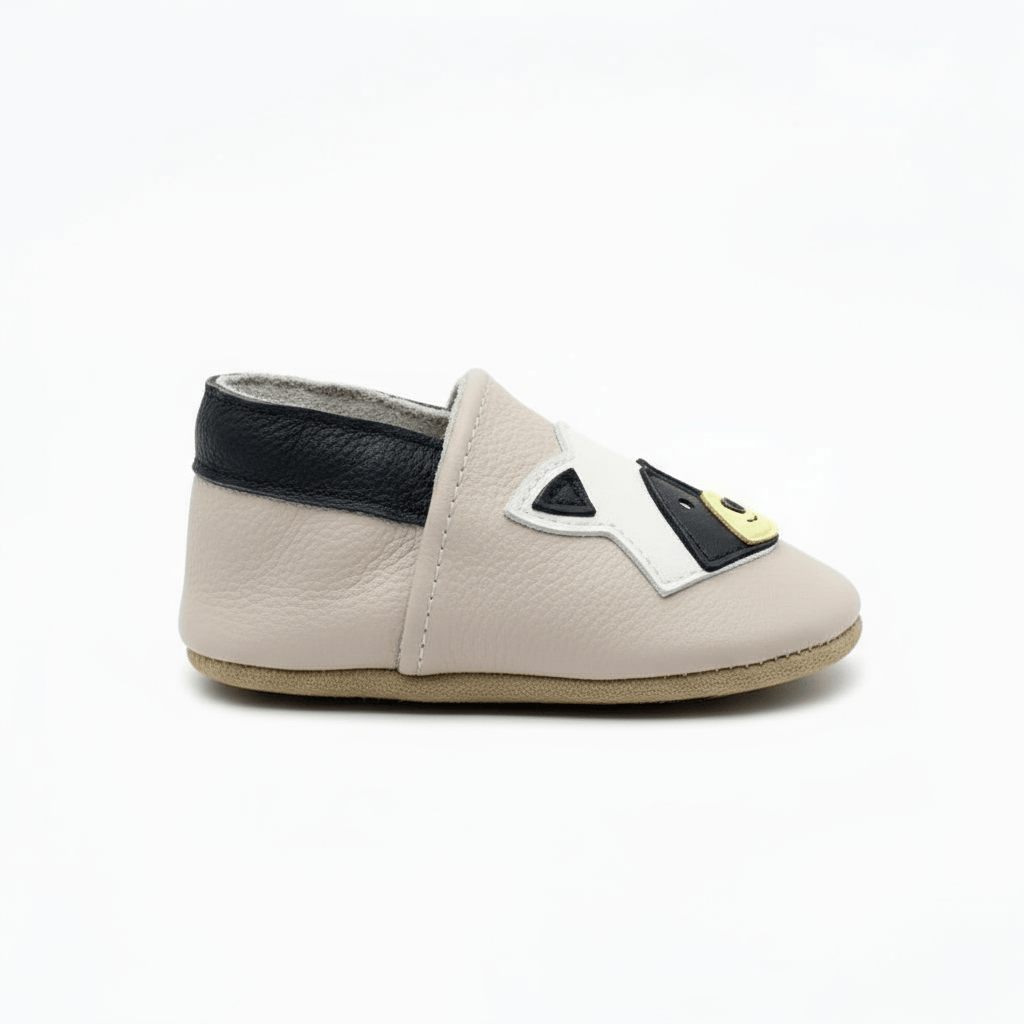 Chaussons Bébé Premiers Pas en Cuir