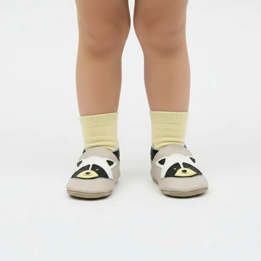 Chaussons Bébé Premiers Pas en Cuir