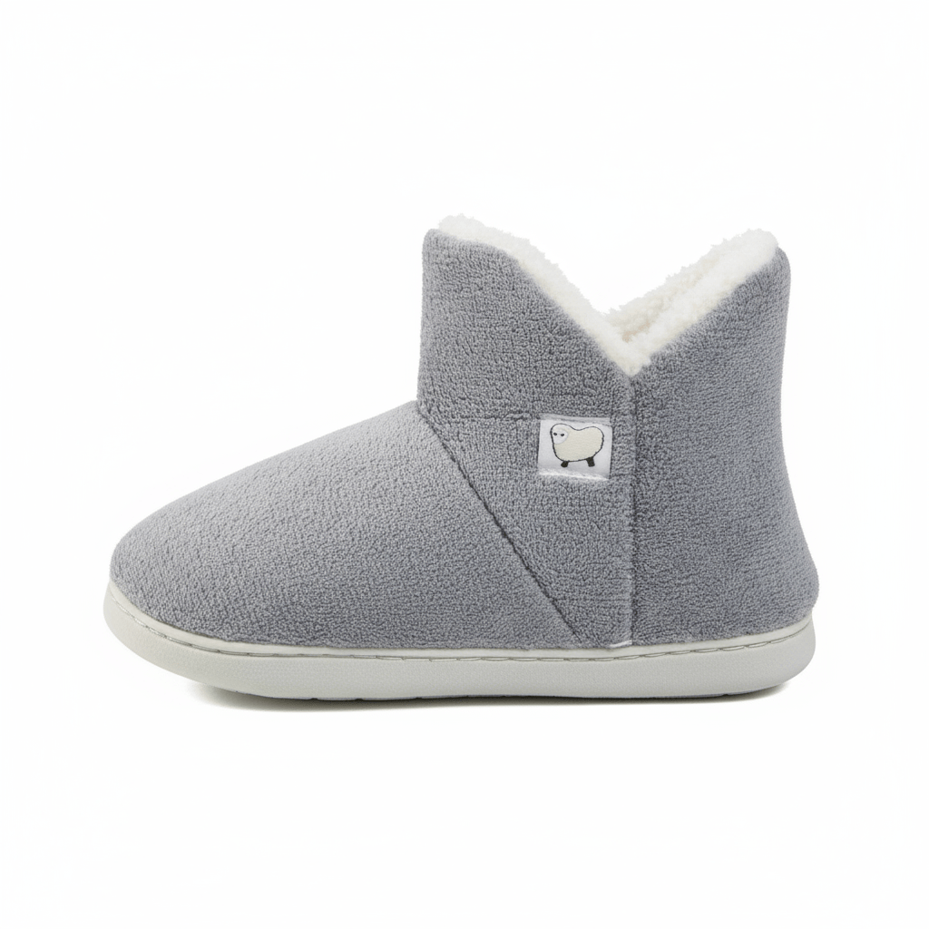 Chaussons Bottes d'Hiver pour Femme Gris / 35-36