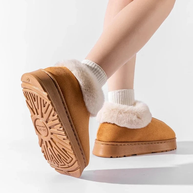 Chaussons Bottes Fourrés pour Femme