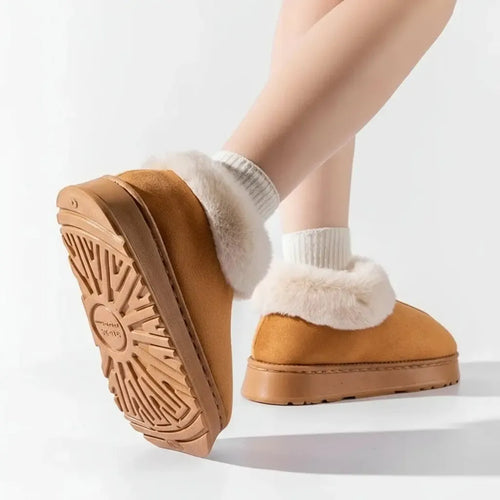 Chaussons Bottes Fourrés pour Femme