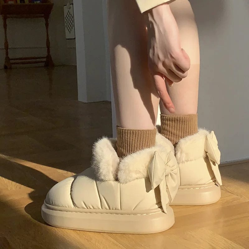 Chaussons Bottines Fourrées pour Femme