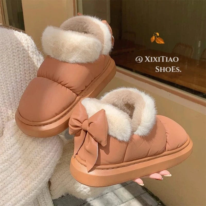Chaussons Bottines Fourrées pour Femme