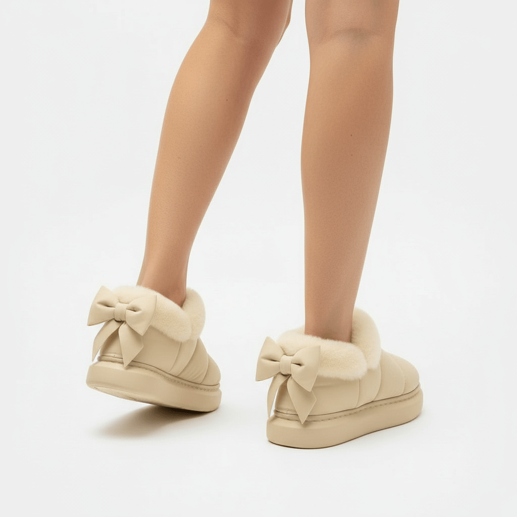 Chaussons Bottines Fourrées pour Femme