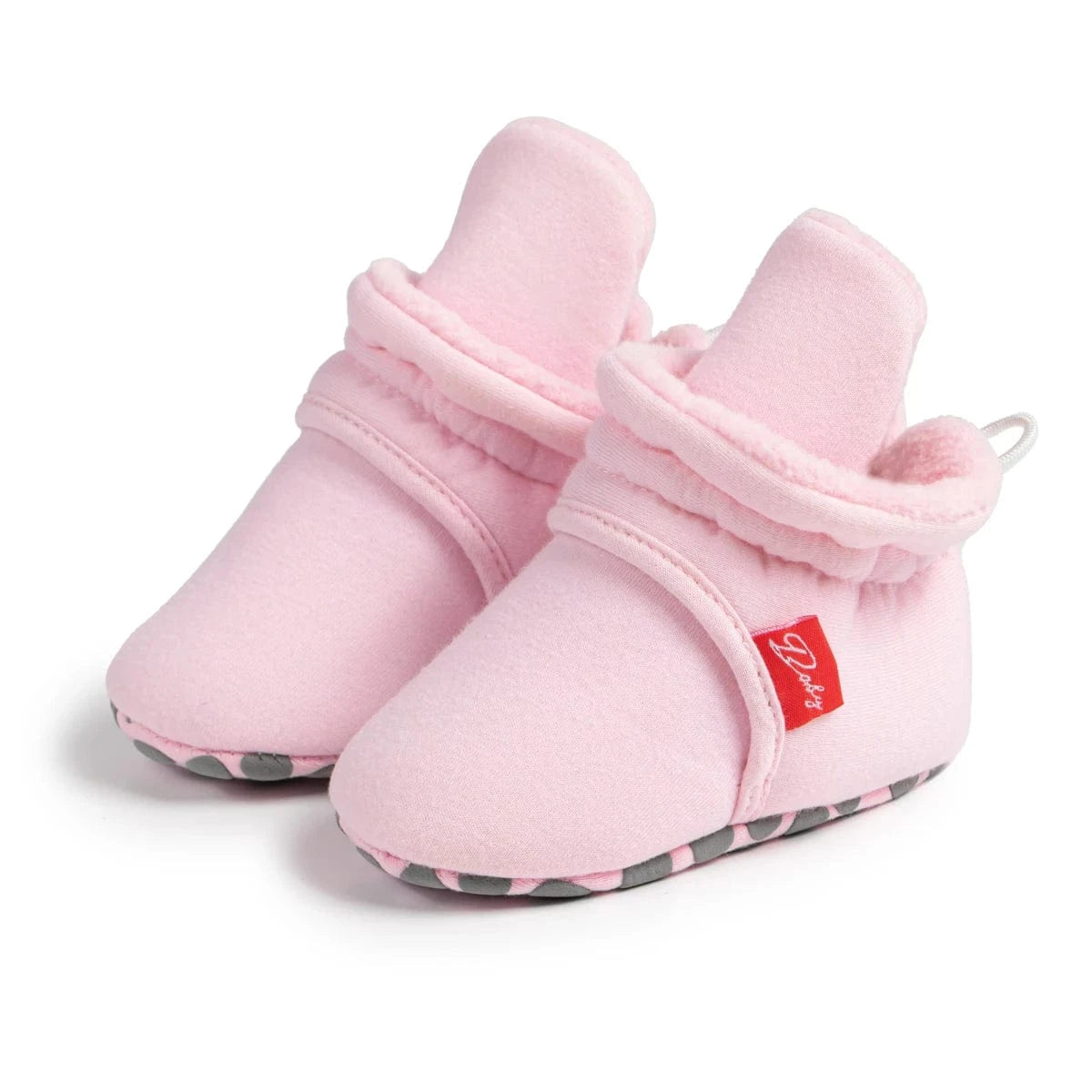 Chaussons Bottines Pour Bébé Rose / 0 à 6 mois ( 17-18 )