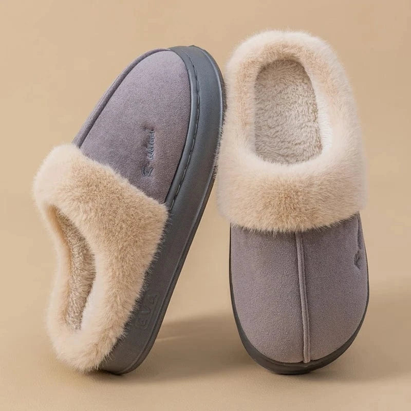 Chaussons Chauds pour Femme Gris / 35-36