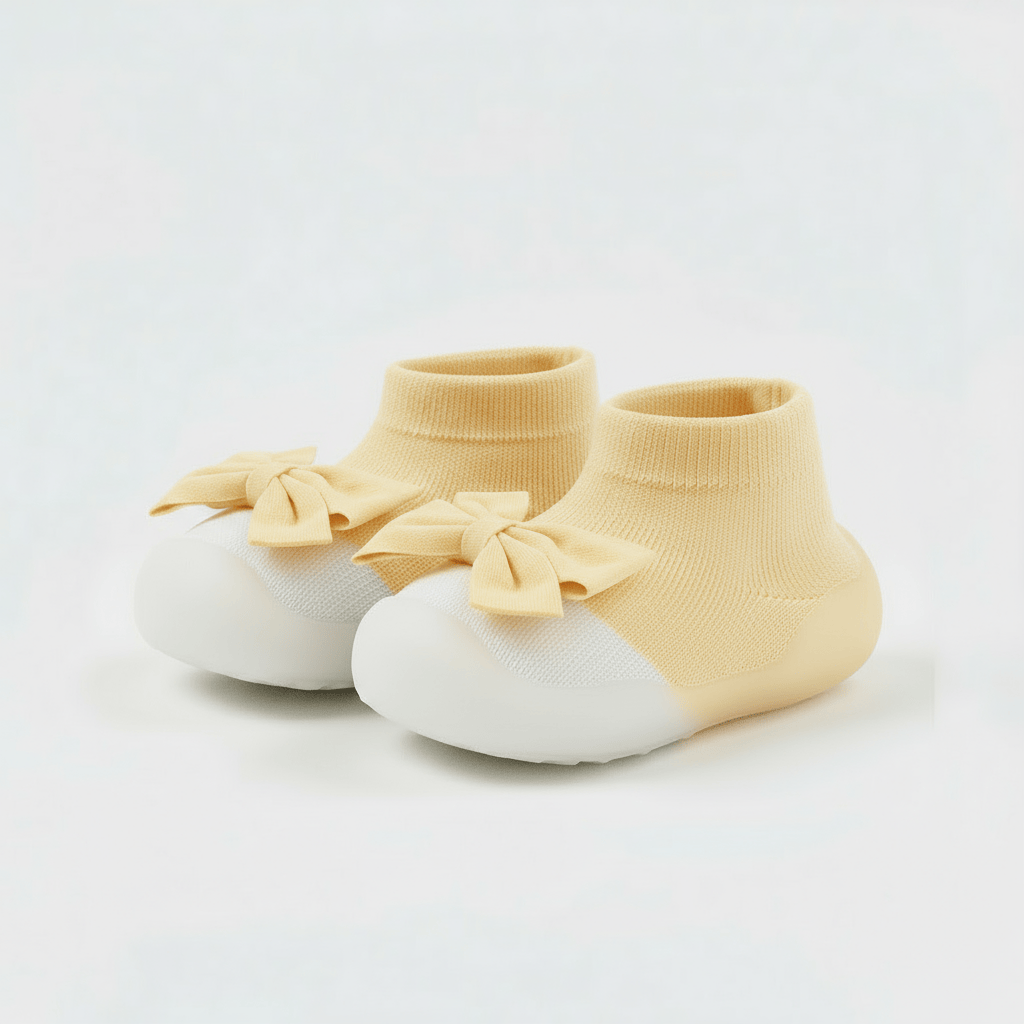 Chaussons Chaussettes à Noeud pour Fille