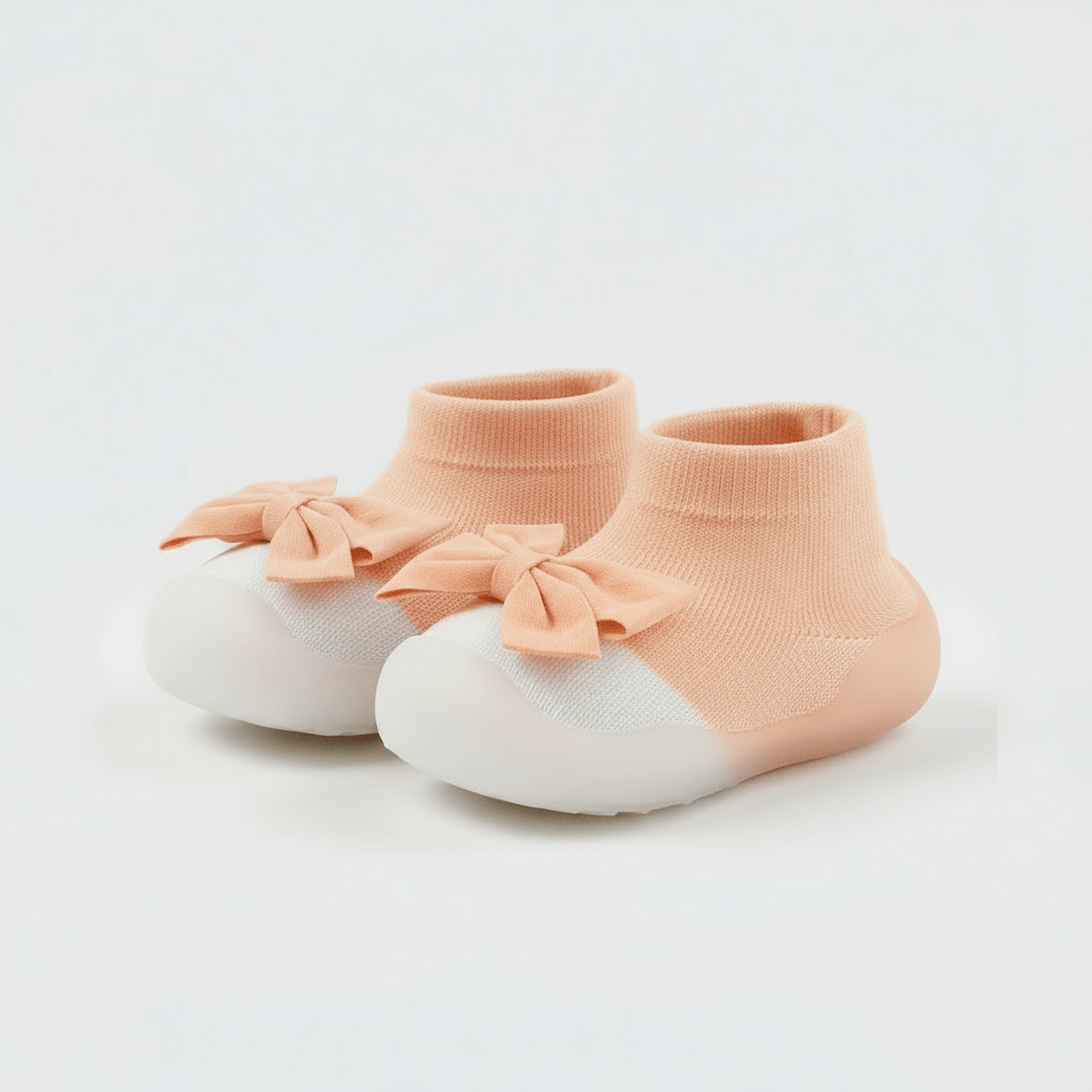 Chaussons Chaussettes à Noeud pour Fille