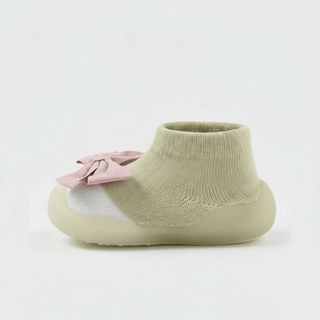 Chaussons Chaussettes à Noeud pour Fille