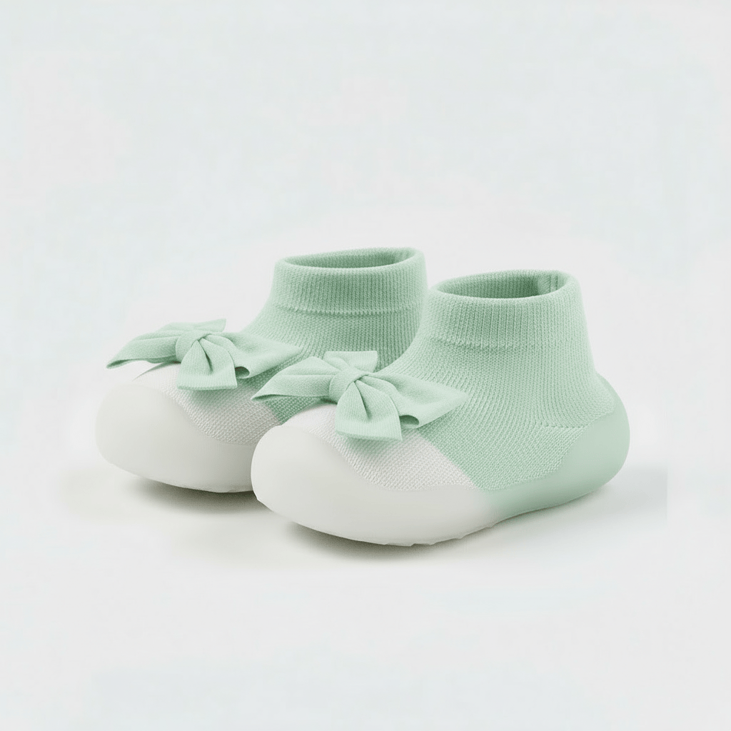 Chaussons Chaussettes à Noeud pour Fille